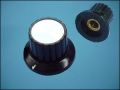 KNOB PTK-38 BLACK ф25mm L18mm FOR POT ф6mm