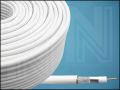 КАБЕЛ RG-59U 75om КОАКСИАЛЕН БЯЛ CCS ф6mm