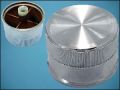 KNOB 66564 SILVER ф39mm L32mm FOR POT ф6mm