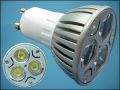 LED LAMP L220GU103R GU10 220V 3-LEDx1W RED