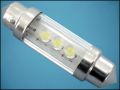 ЛАМПА 3-LED ф3mm 12V 0,2W WHITE ф10mm L39mm