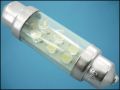 ЛАМПА T11 6-LED ф3mm 12V 0,4W WHITE ф10mm L37mm