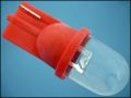 ЛАМПА T10 1-LED ф10mm 12V 0,2W RED ф10mm L29mm