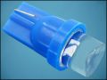 ЛАМПА T10 1-LED ф8mm 12V 0,2W BLUE ф10mm L24mm