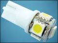 ЛАМПА T10 5-LED 5050 12V 0,7W WHITE ф12mm L27mm