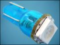 ЛАМПА T5 1-LED 5050 12V 0,2W BLUE ф8mm L17mm