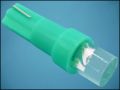 ЛАМПА T5 1-LED ф5mm 12V 0,4W GREEN ф6mm L21mm