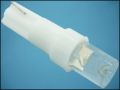 ЛАМПА T5 1-LED ф5mm 12V 0,4W WHITE ф6mm L21mm