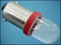 ЛАМПА BA9S 1-LED ф10mm 12V 0,4W RED ф11mm L29mm