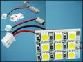 ЛАМПА K-12622 BA9S; T10 9-LED 5050 12V 1W WHITE