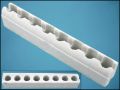 КЕРАМИЧЕН НОСАЧ 8 ОТВОРА ф5mm 60x10x12mm