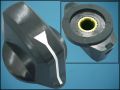 KNOB КN-33B-6 BLACK 31x23mm L19mm FOR POT ф6mm