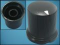 KNOB KB19-19 BLACK ф19mm L19mm FOR POT ф6mm