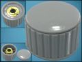 KNOB KYZ-25-16 GREY ф25mm L17mm FOR POT ф6mm