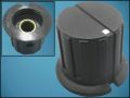 KNOB KN-8D BLACK ф24mm L20mm FOR POT ф6,4mm