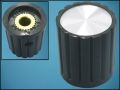 KNOB KYZ-16-18 BLACK ф16mm L18mm FOR POT ф4mm