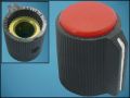 KNOB KN-113C RED 15x13mm L15mm FOR POT ф6mm