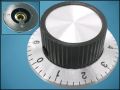 KNOB KN-139A BLACK 0-9 Ф37mm L15mm FOR POT ф6mm