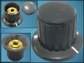 KNOB KYP-25-18 BLACK ф25mm L20mm FOR POT ф4mm