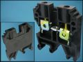 КЛЕМА JXB-4/35 2pin 4mm2 ЧЕРНА DIN-RAIL