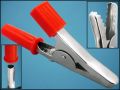 ЩИПКА CRCL11-R ф4mm КРОКОДИЛ ЧЕРВЕНА
