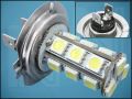 ЛАМПА H7 5050 18-LED 12V WHITE ф15mm L38mm