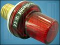 БЛИЦ ЛАМПА E27 220V 1W ф54mm WOC-1500 ЧЕРВЕНА