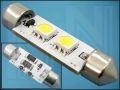 ЛАМПА 2-LED 5050 12V 1,7W WHITE ф11mm L40mm