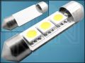 ЛАМПА T11 3-LED 5050 12V 0,36W WHITE ф11mm L36mm