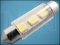 ЛАМПА T11 3-LED 5050 12V 0,36W WHITE ф11mm L41mm