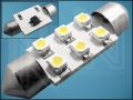 ЛАМПА T11 6-LED 3528 12V 0,24W WHITE ф11mm L36mm