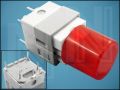 BUTTON RFT-TSE-ebL-W9r OFF-(ON) 5-PIN RED