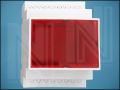 KU Z-108F 70x90x65mm GRAY/RED FOR DIN-RAIL