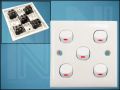 SWITCH 5x(ON-OFF) 5x2-PIN U-9510 145