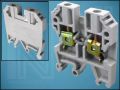 КЛЕМА JXB-4/35 2pin 4mm2 СИВА DIN-RAIL