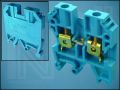 КЛЕМА JXB-4/35 2pin 4mm2 СИНЯ DIN-RAIL