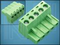 КЛЕМА TBW-5-5P/GN 5pin 5,08mm ГНЕЗДОВА