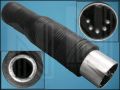 ПРЕХОД DIN-5p/M-ЖАК6,3mm/F 10-2083M Щ/Г