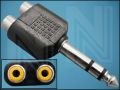 ПРЕХОД ЖАК6,3mm/M-2xRCA/F 10-2031 ЩИВТОВ/ГНЕЗДОВ