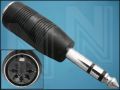ПРЕХОД ЖАК6,3mm/M-DIN-5p/F F176 ЩИВТОВ/ГНЕЗДОВ