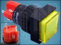 BUTTON LAS1F-11Z-1-220y ON-ON 6PIN+LED220V HOLD