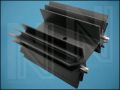 РАДИАТОР 42x25x50mm 6299B TO-3P ЧЕРЕН С ИЗВОДИ