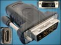 ПРЕХОД HDMI(F)-DVI(M) HDMIF-DVIM ЩИВТОВ/ГНЕЗДОВ