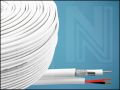КАБЕЛ RG-59U+2x0,75 75om КОАКСИАЛЕН БЯЛ CCS ф6mm